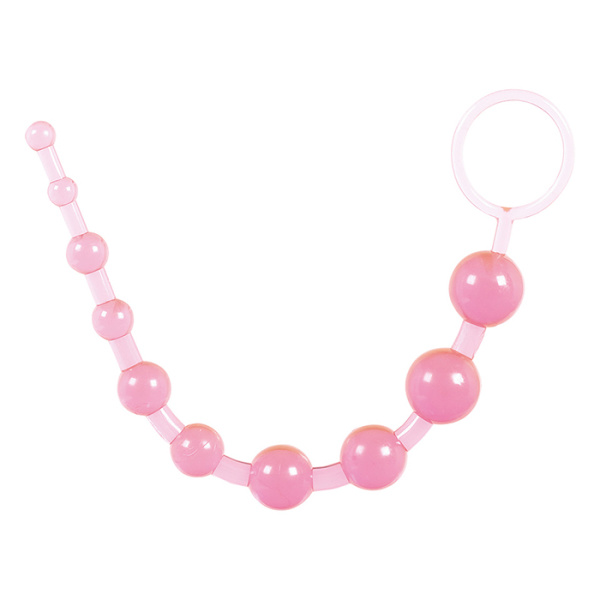 Анальные шарики THAI TOY BEADS PINK, 30x2,5 см
