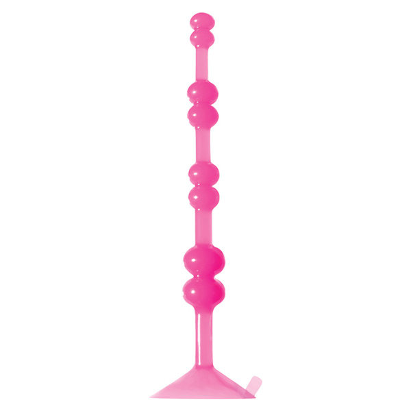 Анальные шарики ASPIRE PLEASURE BEADS PINK, 17x1,2-1,8 см