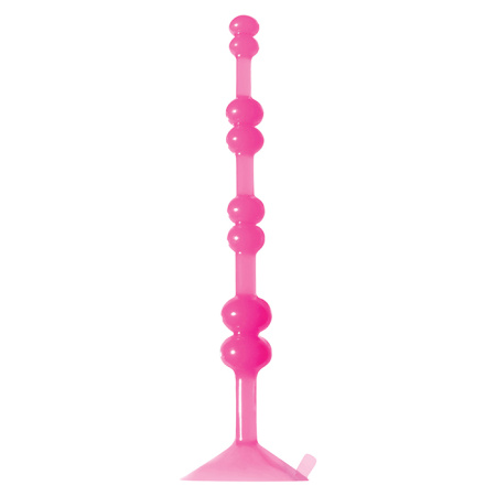 Анальные шарики ASPIRE PLEASURE BEADS PINK, 17x1,2-1,8 см