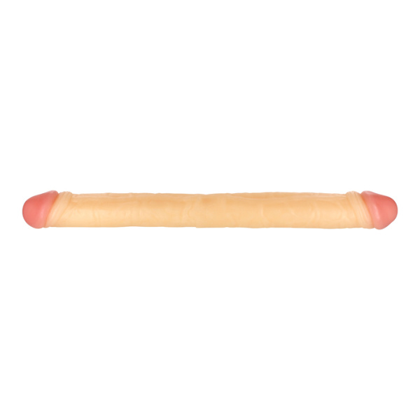 Двойной фаллоимитатор DOUBLE DONG NON VIBRATING FLESH, 45x4 см