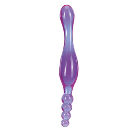 Анальный стимулятор SMOOTHY PROBER CLEAR LAVENDER, 20x4 см