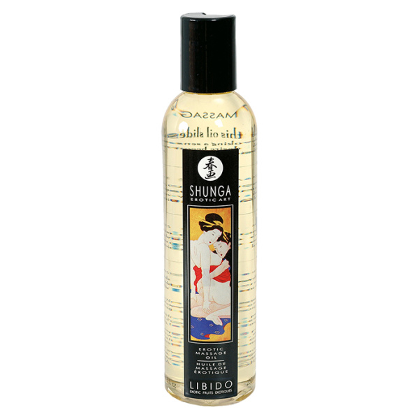 Массажное масло SHUNGA MASSAGE OIL LIBIDO (с ароматом экзотических фруктов), 250 мл