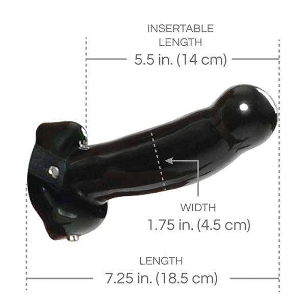 Фаллопротез FF CUMFY HOLLOW STRAP-ON #2, 18,5x4,5 см