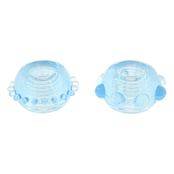 Набор эрекционных колец POWER STRETCHY RINGS BLUE, 2 шт