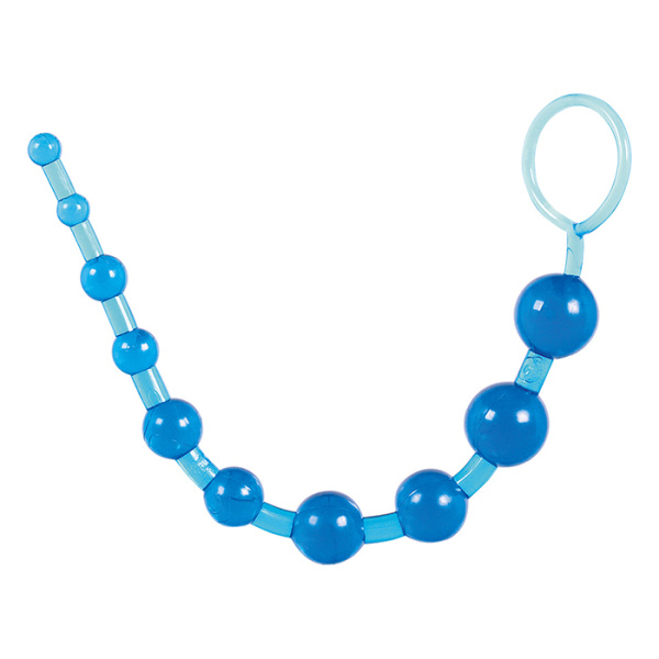 Анальные шарики THAI TOY BEADS BLUE, 30x2,5 см
