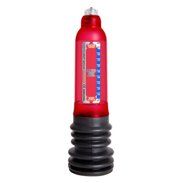 Гидропомпа BATHMATE HERCULES BRILLIANT RED, 22x5 см