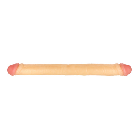 Двойной фаллоимитатор DOUBLE DONG NON VIBRATING FLESH, 45x4 см