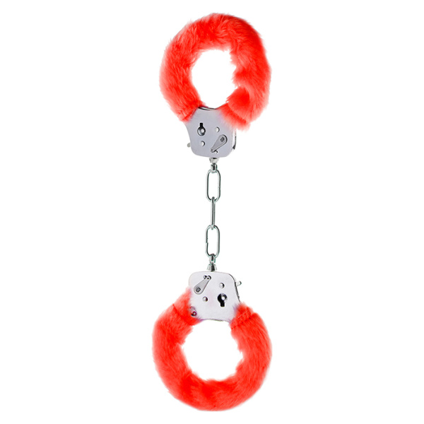 Наручники FURRY FUN CUFFS RED PLUSH