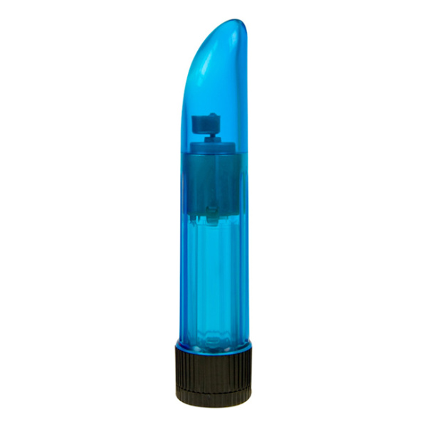 Вибратор CRYSTAL CLEAR BLUE LADYFINGER VIBRATOR, 11,5x2,5 см